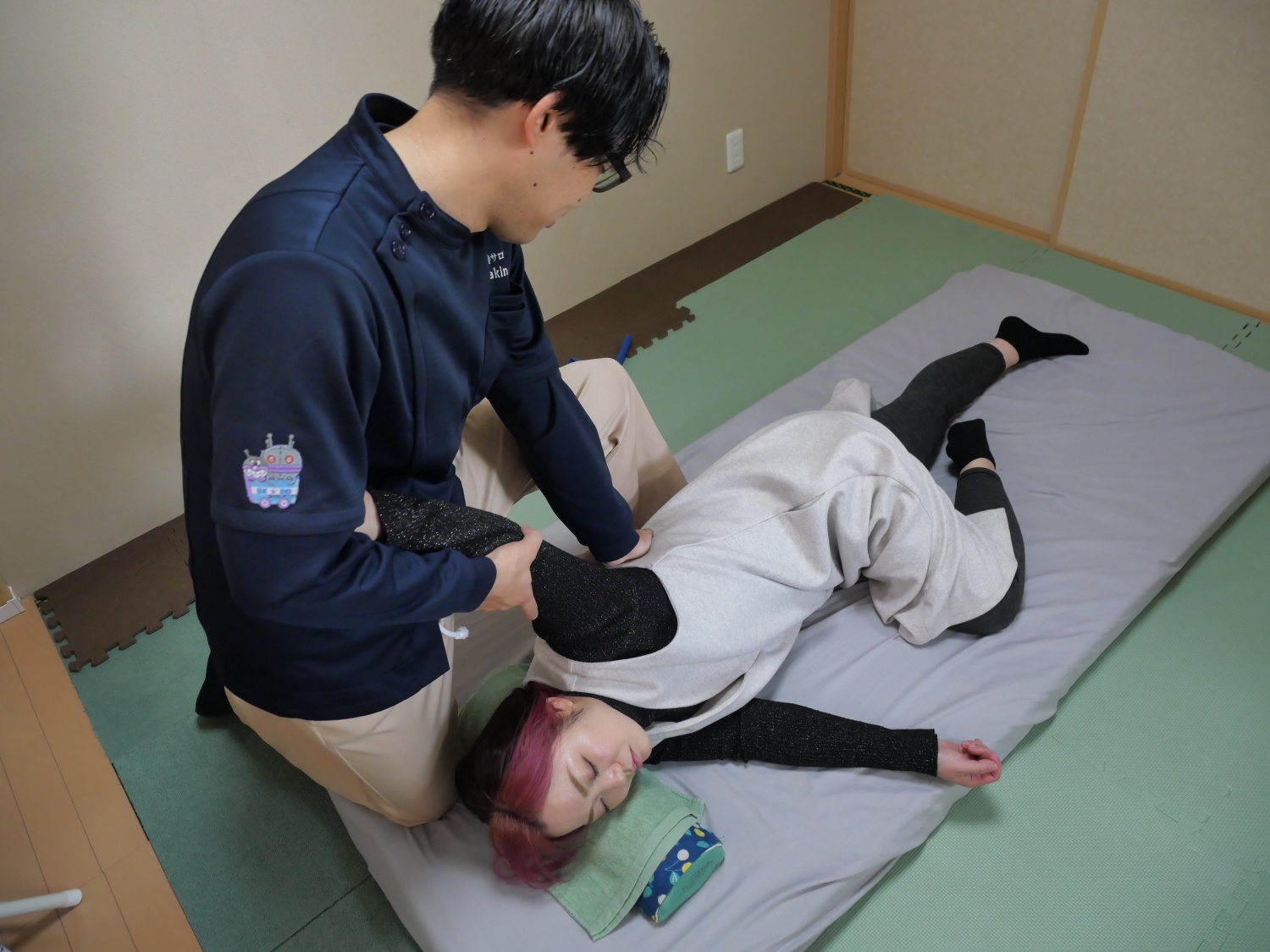整体での姿勢矯正