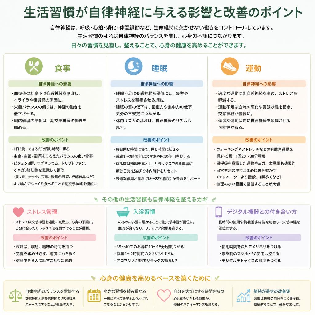 生活習慣の見直し