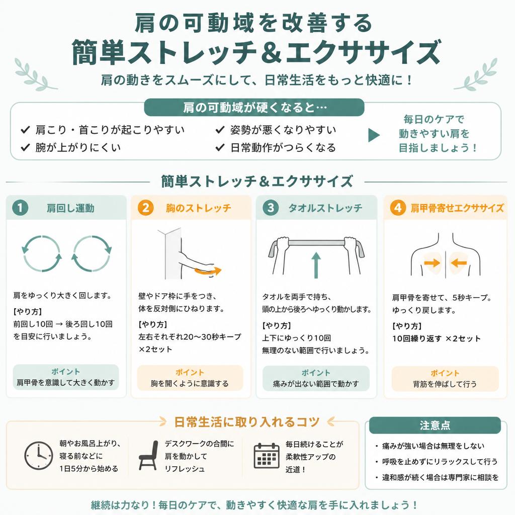 日常生活でできる簡単なストレッチ