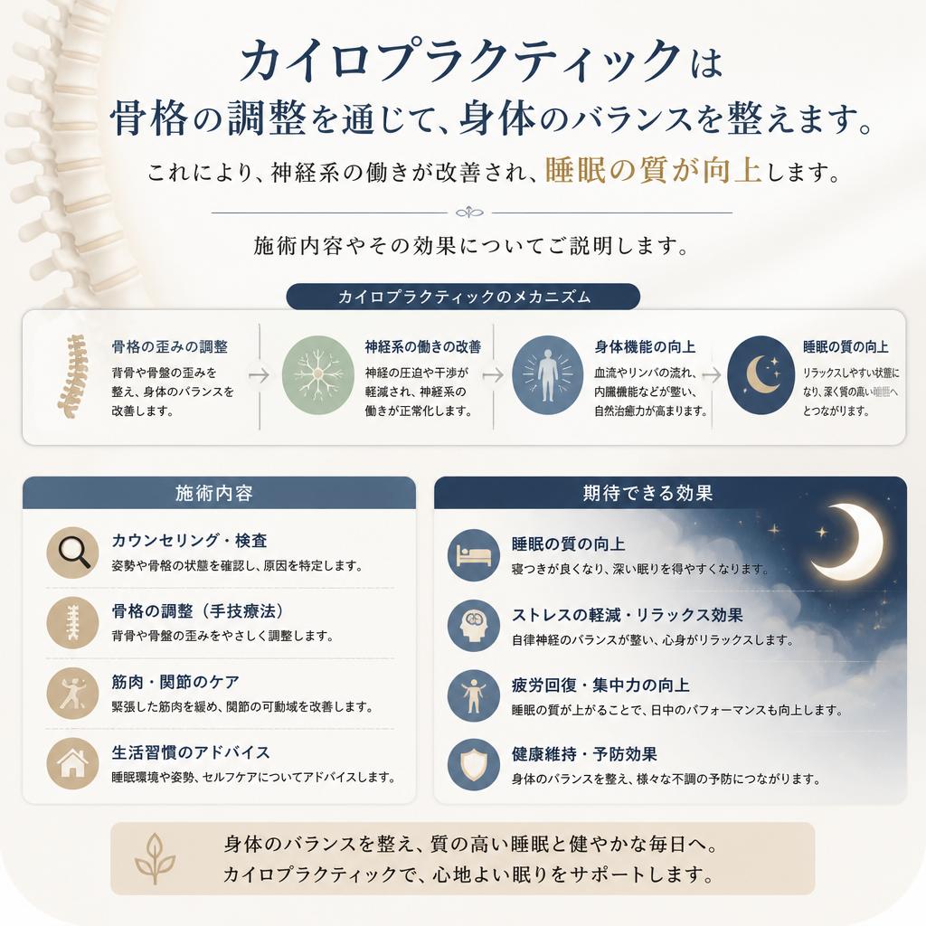 カイロプラクティックによる効果