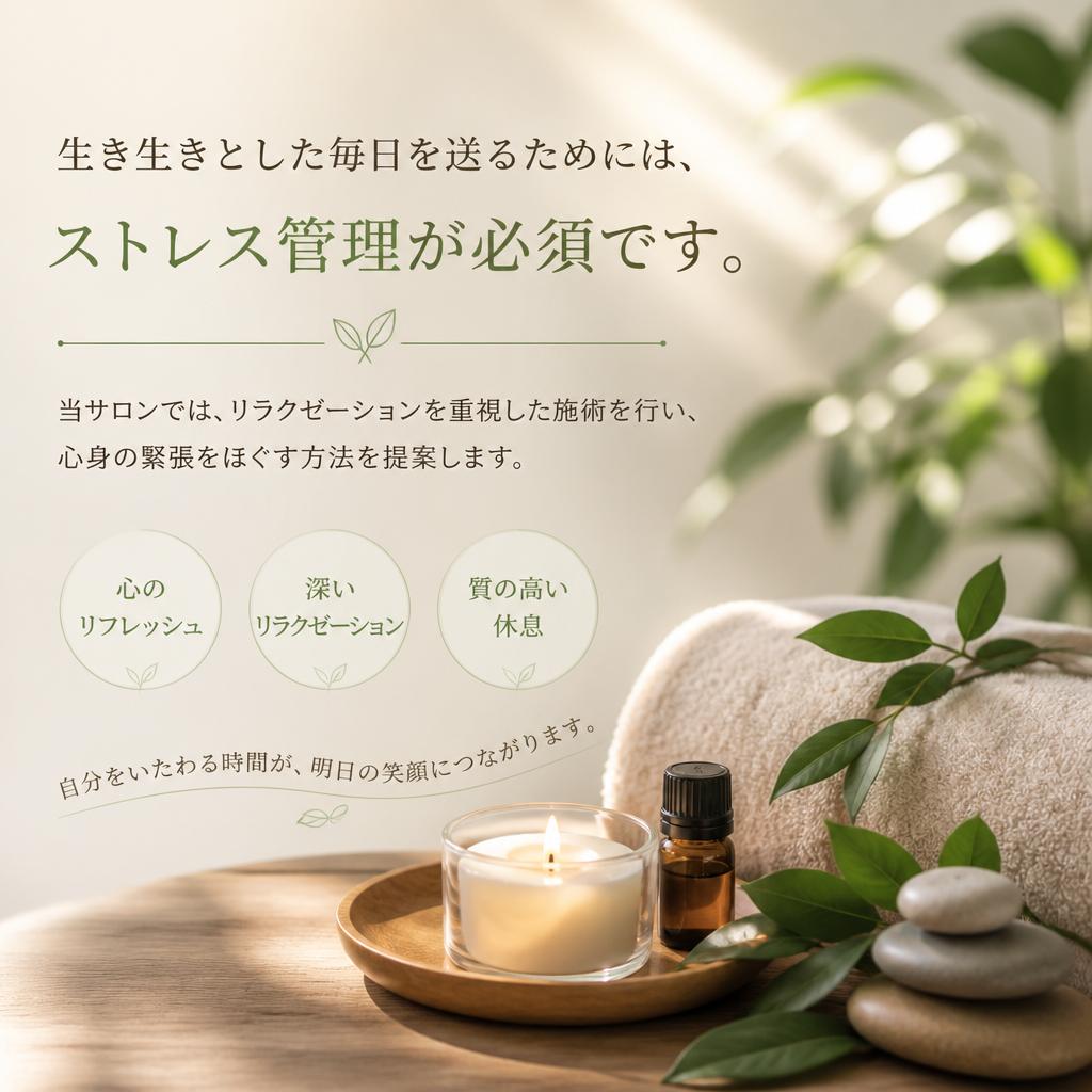 ストレス軽減とリラクゼーション